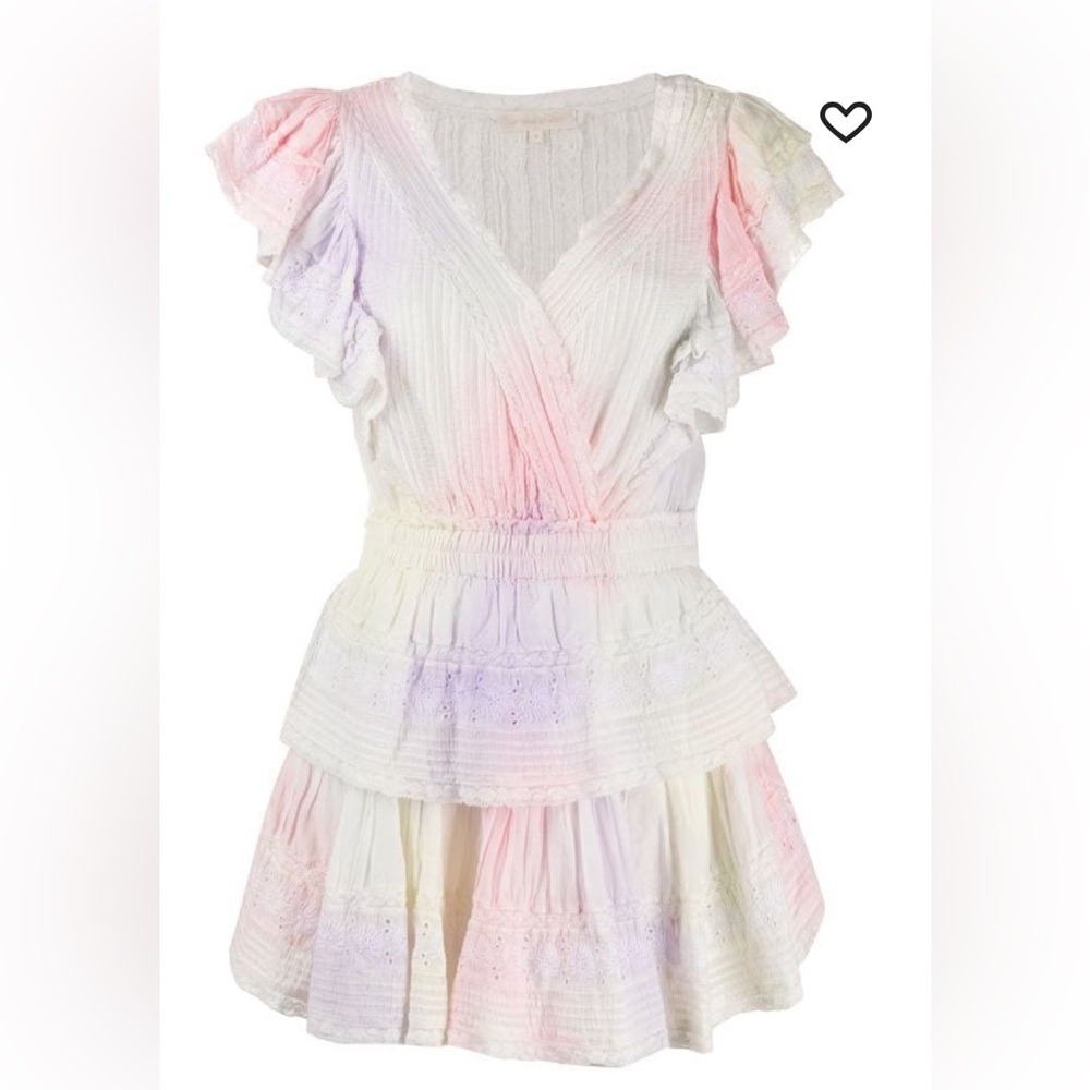 Loveshack Fancy Gwen heritage mini dress multi colored size Petite